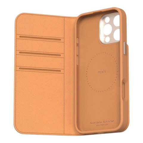 Moshi Overture MagSafe - Skórzane etui 3w1 z klapką iPhone 16 Pro (Caramel Brown) Moshi Overture MagSafe - Skórzane etui 3w1 z klapką iPhone 16 Pro (Caramel Brown)