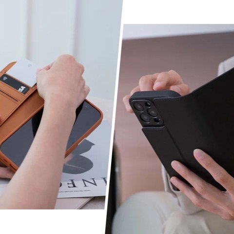Moshi Overture MagSafe - Skórzane etui 3w1 z klapką iPhone 16 Pro (Caramel Brown) Moshi Overture MagSafe - Skórzane etui 3w1 z klapką iPhone 16 Pro (Caramel Brown)