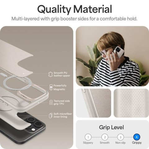 Spigen Cyrill Kajuk Mag MagSafe - Etui do iPhone 16 Pro Max (Cream) Spigen Cyrill Kajuk Mag MagSafe - Etui do iPhone 16 Pro Max (Cream)