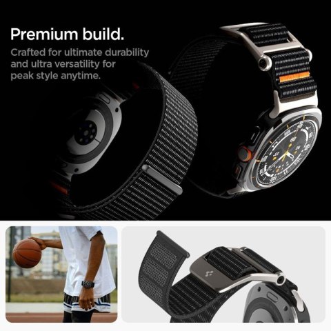 Spigen DuraPro Flex - Pasek do Samsung Galaxy Watch Ultra 47 mm (Czarny) Spigen DuraPro Flex - Pasek do Samsung Galaxy Watch Ultra 47 mm (Czarny)