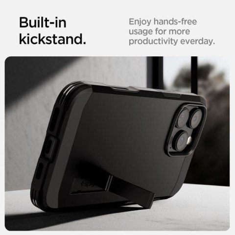 Spigen Tough Armor T Mag MagSafe - Etui do iPhone 16 Pro (Czarny) Spigen Tough Armor T Mag MagSafe - Etui do iPhone 16 Pro (Czarny)