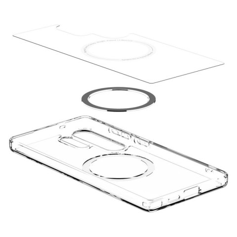 Spigen Ultra Hybrid Mag MagSafe - Etui do Samsung Galaxy S25 Ultra (Clear White) Spigen Ultra Hybrid Mag MagSafe - Etui do Samsung Galaxy S25 Ultra (Clear White)