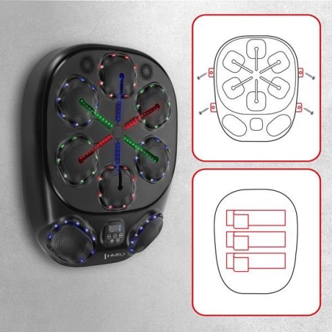 TB10Elektroniczna Tarcza Bokserska Bluetooth z Rękawicami-Nowość w Treningu TB10Elektroniczna Tarcza Bokserska Bluetooth z Rękawicami-Nowość w Treningu