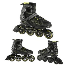 Łyżworolki Nils Extreme NA9157 Czarno-Żółte Rozm. 39 - Komfort i Wydajność