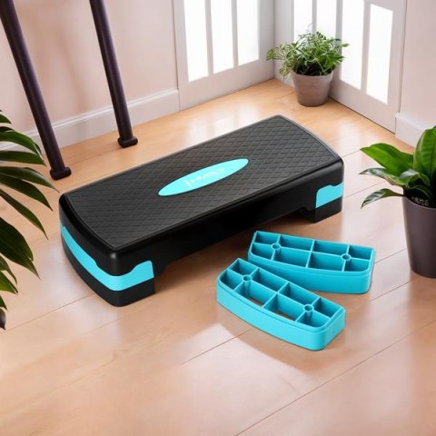 Step do Aerobiku AS002 BLACK/MINT HMS -Stabilny, Antypoślizgowy, Regulowany Step do Aerobiku AS002 BLACK/MINT HMS -Stabilny, Antypoślizgowy, Regulowany