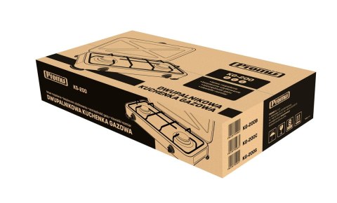 Kuchenka gazowa PROMIS KG200 CZARNY BEZ REDUKTORA Kuchenka gazowa PROMIS KG200 CZARNY BEZ REDUKTORA