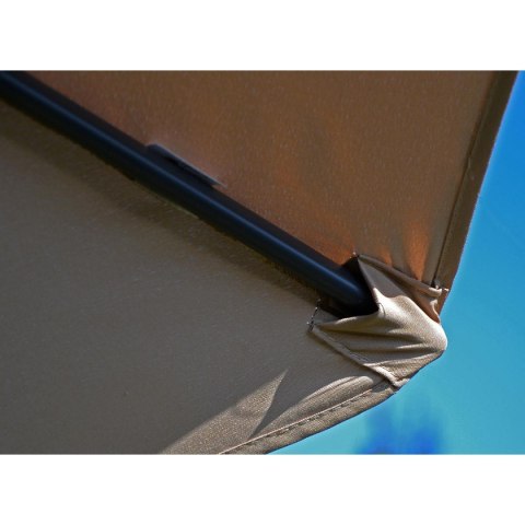 PARASOL OGRODOWY 300CM SKŁADANY BEŻOWY PARASOL OGRODOWY 300CM SKŁADANY BEŻOWY