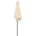 PARASOL OGRODOWY 300CM SKŁADANY BEŻOWY
