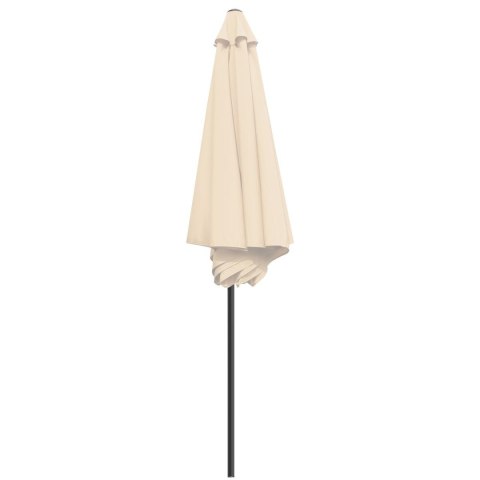 PARASOL OGRODOWY 300CM SKŁADANY BEŻOWY PARASOL OGRODOWY 300CM SKŁADANY BEŻOWY