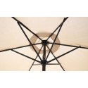 PARASOL OGRODOWY 300CM SKŁADANY BEŻOWY