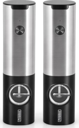 ELEKTRYCZNY MŁYNEK DO PIEPRZU SOLI PRZYPRAW AKKU ŁADOWANIE USB ZESTAW 2 SZT
