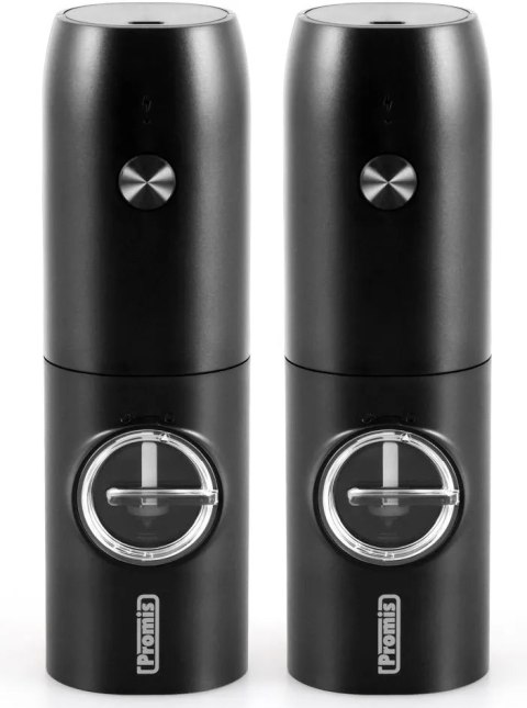 Elektryczny Młynek Do Pieprzu Soli Przypraw Akku Ładowanie USB Zestaw 2 Szt Elektryczny Młynek Do Pieprzu Soli Przypraw Akku Ładowanie USB Zestaw 2 Szt