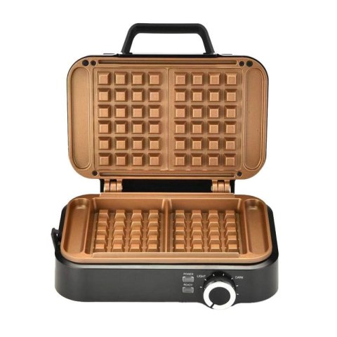 GOFROWNICA ELDOM SOLIDNA DWA DUŻE GOFRY SUPER MOC 2000W CERAMICZNA POWŁOKA GOFROWNICA ELDOM SOLIDNA DWA DUŻE GOFRY SUPER MOC 2000W CERAMICZNA POWŁOKA