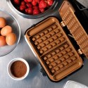 GOFROWNICA ELDOM SOLIDNA DWA DUŻE GOFRY SUPER MOC 2000W CERAMICZNA POWŁOKA