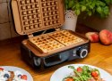 GOFROWNICA ELDOM SOLIDNA DWA DUŻE GOFRY SUPER MOC 2000W CERAMICZNA POWŁOKA