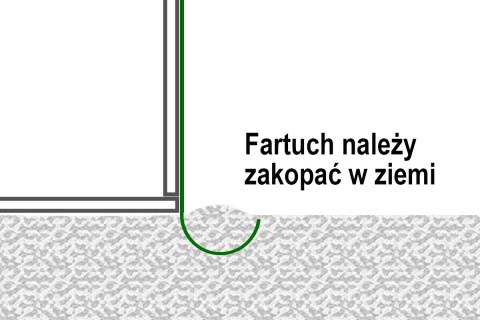 Tunel foliowy PROMIS TF300 2x3m 6m2 Tunel foliowy PROMIS TF300 2x3m 6m2