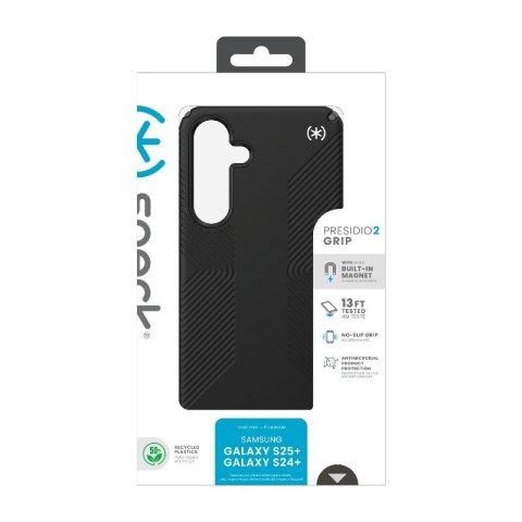 Speck Presidio2 Grip Magnet - Etui Samsung Galaxy S25+ / 24+ MagSafe (Black/Slate Grey/White) Speck Presidio2 Grip Magnet - Etui Samsung Galaxy S25+ / 24+ MagSafe (Black/Slate Grey/White)