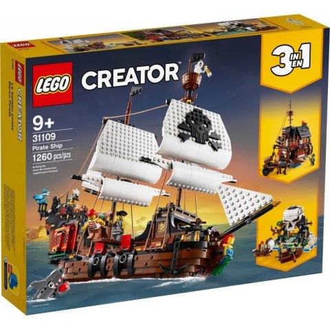 LEGO 31109 Creator 3w1 - Statek piracki LEGO 31109 Creator 3w1 - Statek piracki