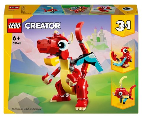 LEGO 31145 CREATOR 3w1 - Czerwony smok LEGO 31145 CREATOR 3w1 - Czerwony smok