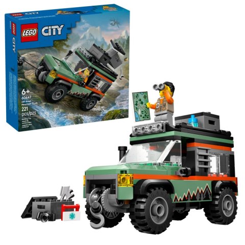 LEGO 60447 CITY - Górska ciężarówka terenowa 4x4 LEGO 60447 CITY - Górska ciężarówka terenowa 4x4