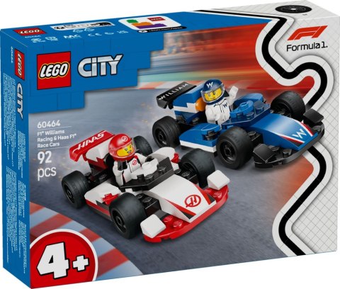 LEGO 60464 CITY - Bolidy Williams Racing i Haas F1 LEGO 60464 CITY - Bolidy Williams Racing i Haas F1