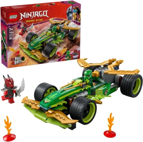 LEGO 71828 NINJAGO - Samochód wyścigowy Lloyda z napędem typu pull-back LEGO 71828 NINJAGO - Samochód wyścigowy Lloyda z napędem typu pull-back