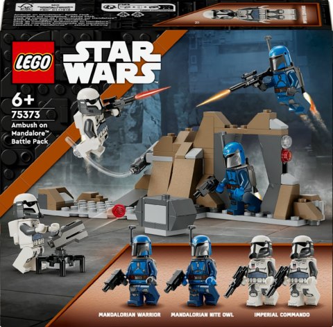 LEGO 75373 STAR WARS - Zasadzka na Mandalorze: zestaw bitewny LEGO 75373 STAR WARS - Zasadzka na Mandalorze: zestaw bitewny