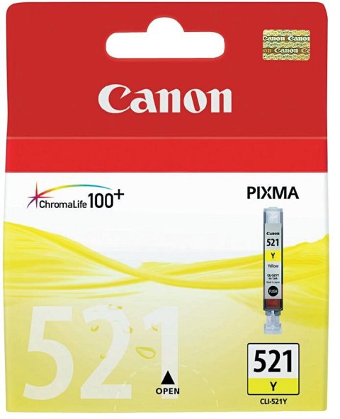 Wkład CANON CLI521Y 2936B001 Wkład CANON CLI521Y 2936B001