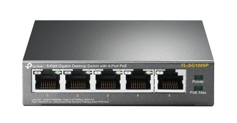 Przełącznik TP-LINK TL-SG1005P (5x 10/100/1000 ) Przełącznik TP-LINK TL-SG1005P (5x 10/100/1000 )