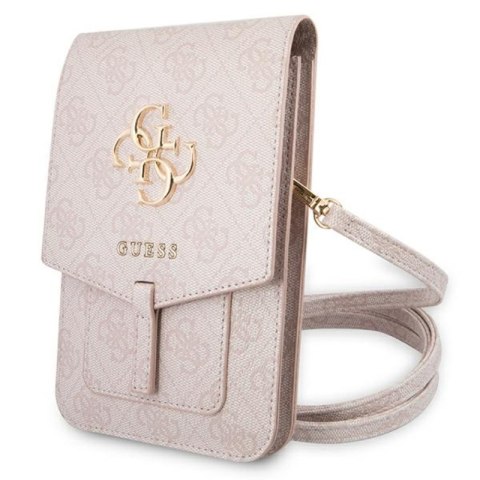 Guess 4G Big Metal Logo Phone Bag - Torba z przegrodą na smartfona (różowy)
