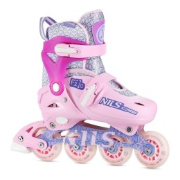 Łyżworolki FILO-Pink RÓŻOWE - XS(26-29) dealne Na Jako Pierwsze do Nauki