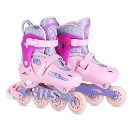 Łyżworolki FILO-Pink RÓŻOWE - XS(26-29) dealne Na Jako Pierwsze do Nauki