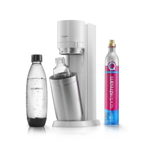 SodaStream Zestaw Saturator DUO 2 butelki + nabój biały SodaStream Zestaw Saturator DUO 2 butelki + nabój biały
