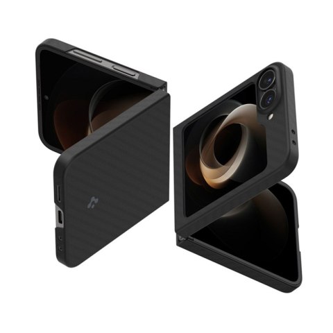 Spigen Airskin - Etui do Samsung Galaxy Z Flip 6 (Aramid Black) Spigen Airskin - Etui do Samsung Galaxy Z Flip 6 (Aramid Black)