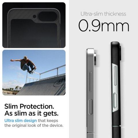 Spigen Airskin - Etui do Samsung Galaxy Z Flip 6 (Aramid Black) Spigen Airskin - Etui do Samsung Galaxy Z Flip 6 (Aramid Black)