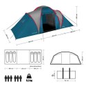 Namiot Kempingowy Nils Camp NC6031 Highland 6 Osób Wodoodporny, Przestronny