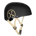 Bezpieczny Kask Czarno Beżowy Dla Dziecka Rozmiar XS 48-52 CM ABS - EPS
