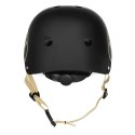 Bezpieczny Kask Czarno Beżowy Dla Dziecka Rozmiar XS 48-52 CM ABS - EPS