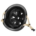 Bezpieczny Kask Czarno Beżowy Dla Dziecka Rozmiar XS 48-52 CM ABS - EPS
