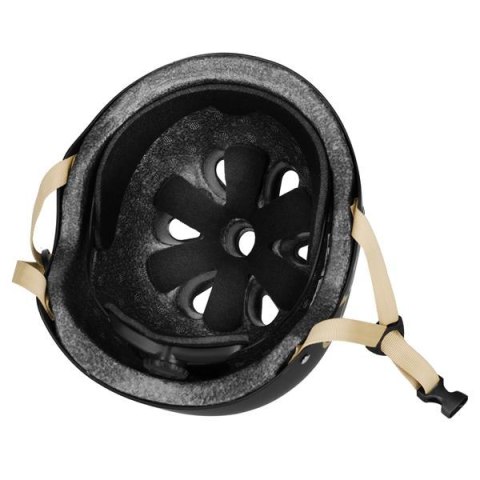 Bezpieczny Kask Czarno Beżowy Dla Dziecka Rozmiar XS 48-52 CM ABS - EPS Bezpieczny Kask Czarno Beżowy Dla Dziecka Rozmiar XS 48-52 CM ABS - EPS