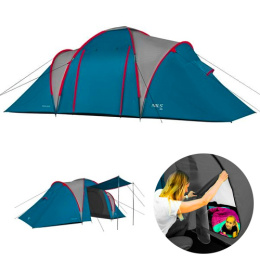 Namiot Kempingowy Nils Camp NC6031 Highland 6 Osób Wodoodporny, Przestronny