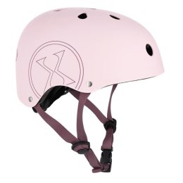 Lekki Bezpieczny Kask Ciemno-Różowy Dla Dziecka Rozmiar XS 48-52 cm Out-mold