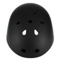 Bezpieczny Kask Czarno Niebieski Dla Dziecka Rozmiar L 58-61 CM ABS - EPS