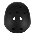 Bezpieczny Kask Czarno Różowy Dla Dziecka Rozmiar M 55-58 CM ABS - EPS