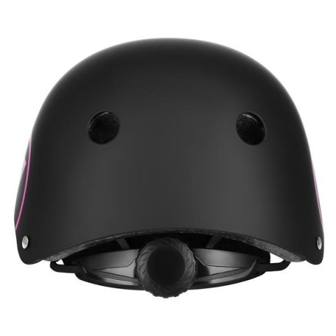 Bezpieczny Kask Czarno Różowy Dla Dziecka Rozmiar M 55-58 CM ABS - EPS Bezpieczny Kask Czarno Różowy Dla Dziecka Rozmiar M 55-58 CM ABS - EPS