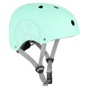 Bezpieczny Kask Miętowy Dla Dziecka Rozmiar L 58-61 CM ABS - EPS