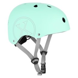 Bezpieczny Kask Miętowy Dla Dziecka Rozmiar L 58-61 CM ABS - EPS