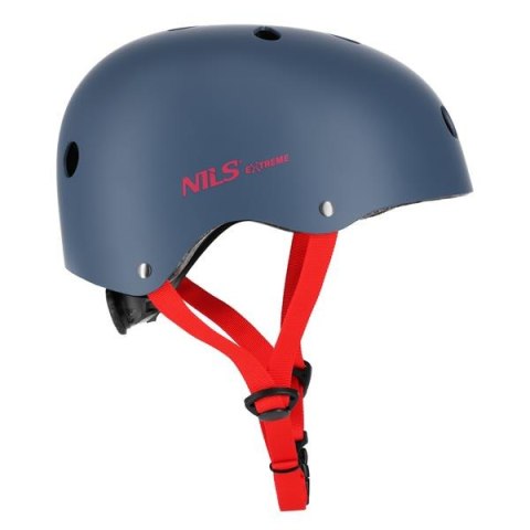 Bezpieczny Kask Szaro-Czerwony Dla Dziecka Rozmiar S 52-56 CM ABS - EPS Bezpieczny Kask Szaro-Czerwony Dla Dziecka Rozmiar S 52-56 CM ABS - EPS