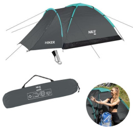 Namiot kempingowy Nils Camp Hiker NC6010 – Wodoodporny, lekki, dla 2 osób!