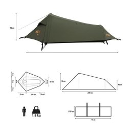 NC2501 NAMIOT ULTRA LIGHT SKYAIR 1 ZIELONY NILS CAMP